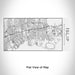 Rendered View of Islip New York Map Engraving on 17oz Stainless Steel Insulated Cola Bottle in White