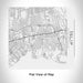 Rendered View of Islip New York Map Engraving on 17oz Stainless Steel Insulated Tumbler in White