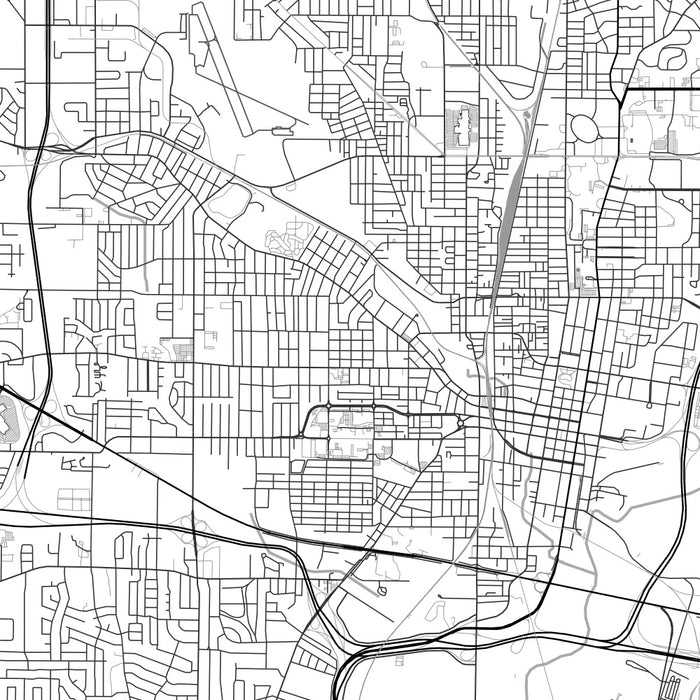 Jackson Mississippi Map Print In Classic JACE Maps Jackson mississippi map print in classic jace maps