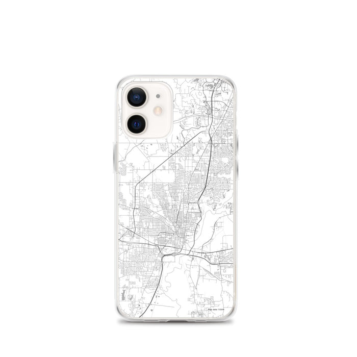 Custom Jackson Mississippi Map iPhone 12 mini Phone Case in Classic