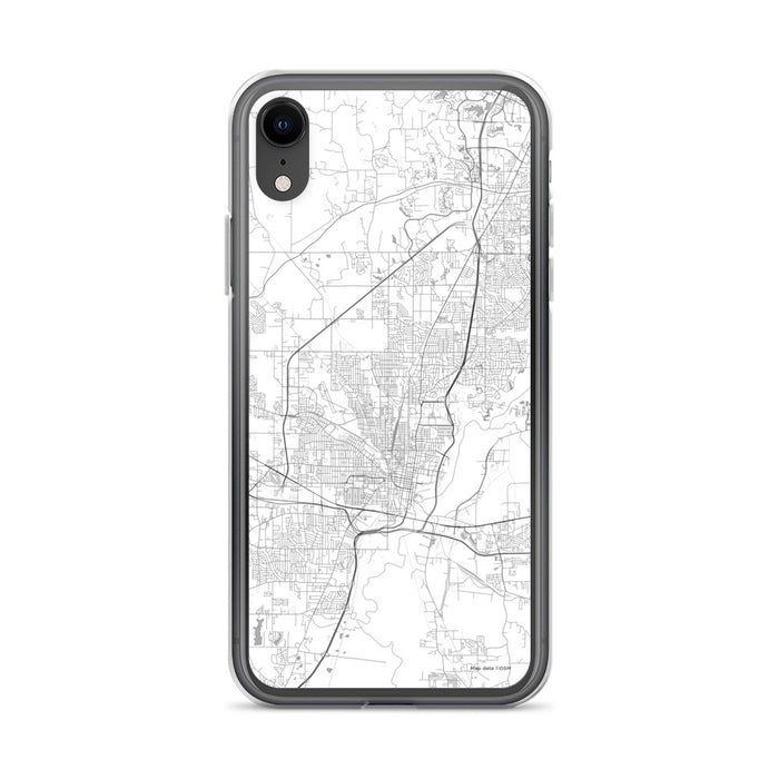 Custom Jackson Mississippi Map Phone Case in Classic