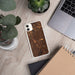Custom Jackson Mississippi Map Phone Case in Ember