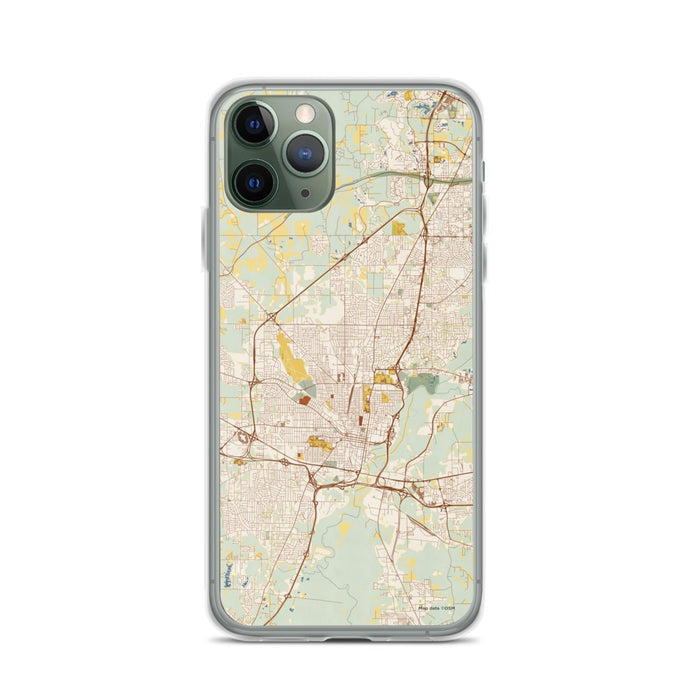 Custom Jackson Mississippi Map Phone Case in Woodblock