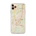 Custom Jackson Mississippi Map Phone Case in Woodblock