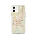 Custom Jackson Mississippi Map iPhone 12 Phone Case in Woodblock