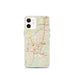 Custom Jackson Mississippi Map iPhone 12 mini Phone Case in Woodblock