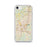 Custom Jackson Mississippi Map iPhone SE Phone Case in Woodblock