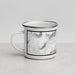 Left View Custom Jackson Wyoming Map Enamel Mug in Classic