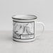 Right View Custom Jackson Hole Wyoming Map Enamel Mug in Classic