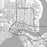 Jacksonville Florida Map Print in Classic Style Zoomed In Close Up Showing Details