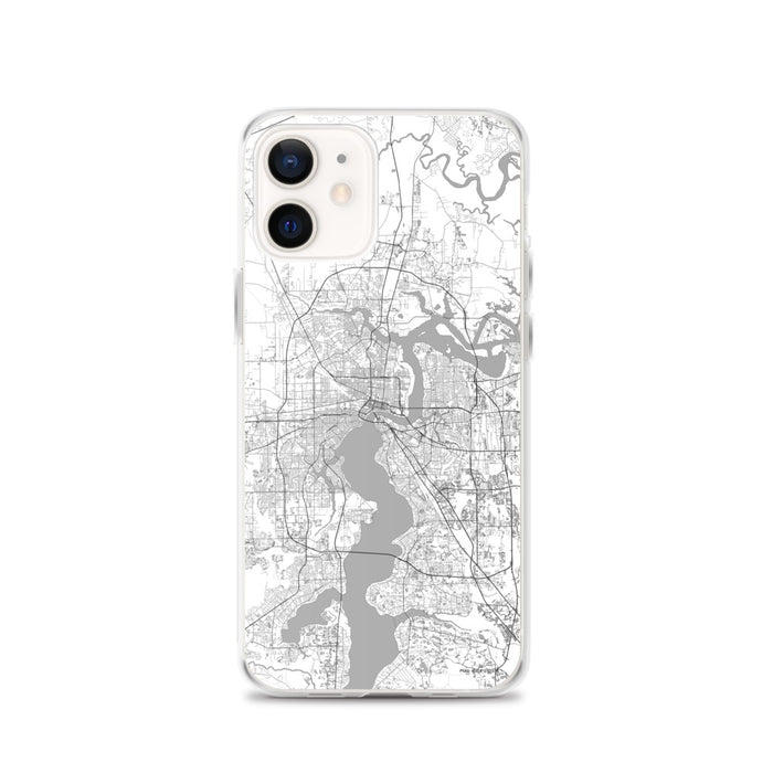 Custom Jacksonville Florida Map iPhone 12 Phone Case in Classic