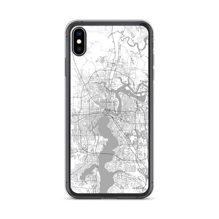 Custom Jacksonville Florida Map Phone Case in Classic