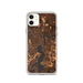 Custom Jacksonville Florida Map Phone Case in Ember