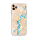 Custom Jacksonville Florida Map Phone Case in Watercolor
