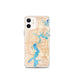 Custom Jacksonville Florida Map iPhone 12 mini Phone Case in Watercolor