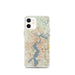 Custom Jacksonville Florida Map iPhone 12 mini Phone Case in Woodblock