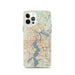 Custom Jacksonville Florida Map iPhone 12 Pro Phone Case in Woodblock