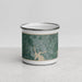 Front View Custom Jacksonville North Carolina Map Enamel Mug in Afternoon