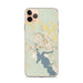 Custom Jacksonville North Carolina Map Phone Case in Woodblock