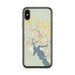 Custom Jacksonville North Carolina Map Phone Case in Woodblock