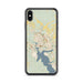 Custom Jacksonville North Carolina Map Phone Case in Woodblock