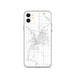 Custom Janesville Wisconsin Map Phone Case in Classic