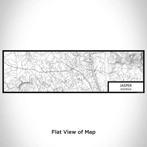 Flat View of Map Custom Jasper Georgia Map Enamel Mug in Classic