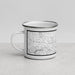 Left View Custom Jasper Georgia Map Enamel Mug in Classic