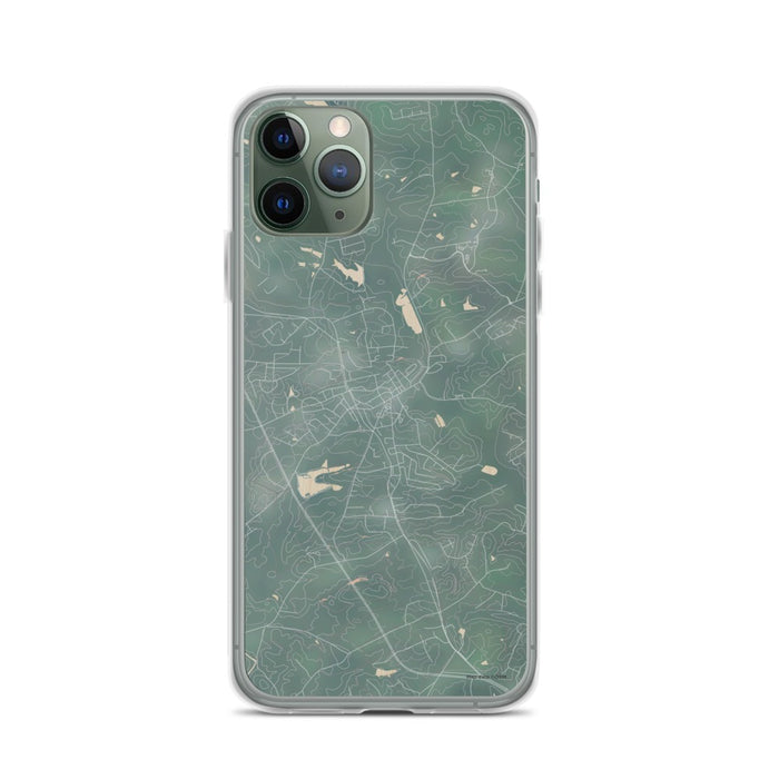 Custom iPhone 11 Pro Jefferson Georgia Map Phone Case in Afternoon