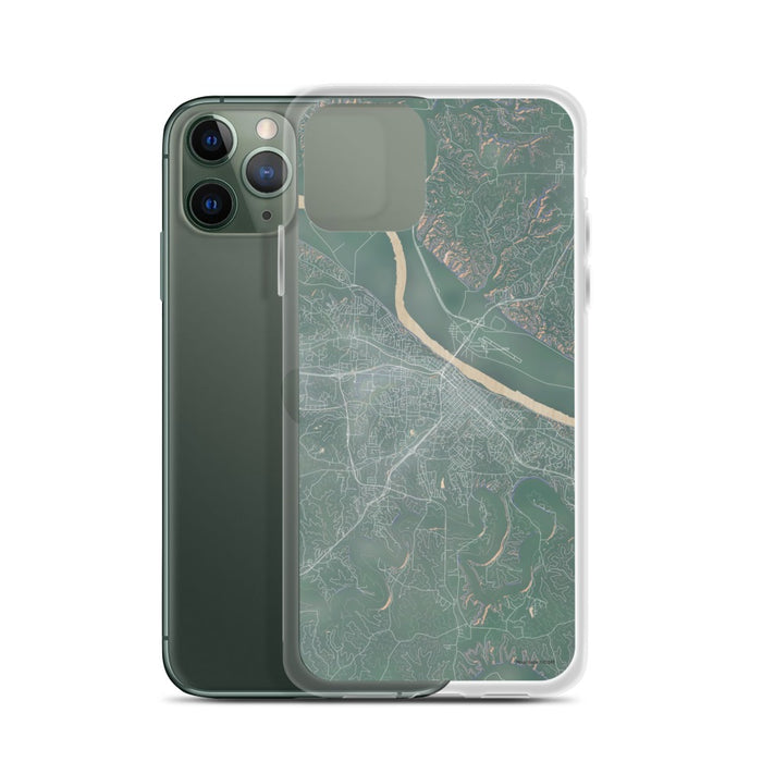 Custom Jefferson City Missouri Map Phone Case in Afternoon