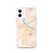 Custom iPhone 12 Jefferson City Missouri Map Phone Case in Watercolor