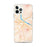 Custom iPhone 12 Pro Max Jefferson City Missouri Map Phone Case in Watercolor