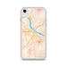 Custom iPhone SE Jefferson City Missouri Map Phone Case in Watercolor