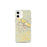 Custom iPhone 12 mini Jefferson City Missouri Map Phone Case in Woodblock