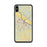 Custom iPhone XS Max Jefferson City Missouri Map Phone Case in Woodblock