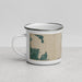 Left View Custom Jekyll Island Georgia Map Enamel Mug in Afternoon