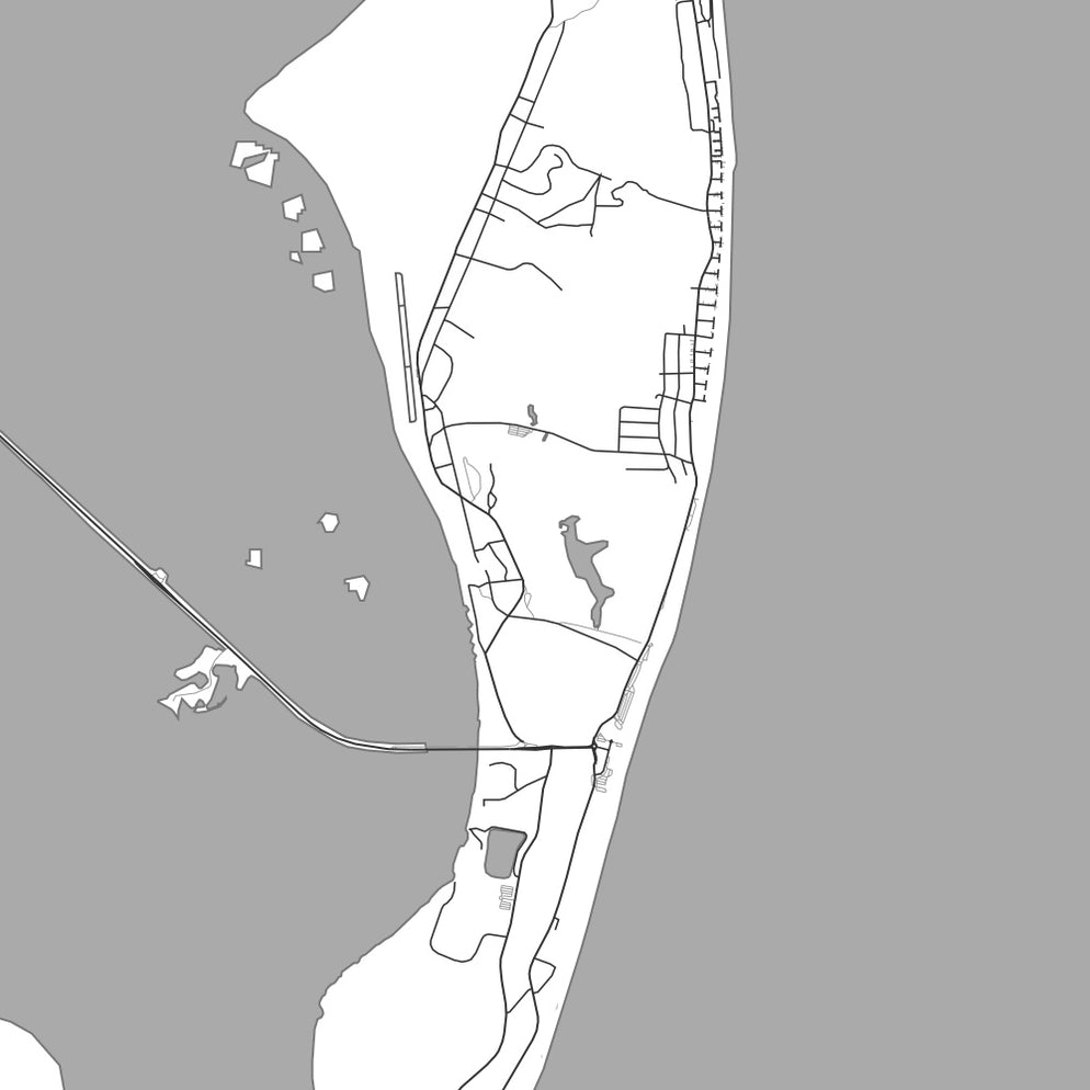 Jekyll Island - Georgia Map Print in Classic — JACE Maps