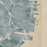 Jersey City New Jersey Map Print in Afternoon Style Zoomed In Close Up Showing Details