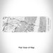 Rendered View of Jersey City New Jersey Map Engraving on 10oz Stainless Steel Insulated Cup with Sliding Lid in White