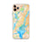 Custom Jersey City New Jersey Map Phone Case in Watercolor