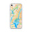 Custom Jersey City New Jersey Map iPhone SE Phone Case in Watercolor