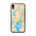 Custom Jersey City New Jersey Map Phone Case in Watercolor