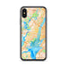 Custom Jersey City New Jersey Map Phone Case in Watercolor