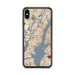 Custom Jersey City New Jersey Map Phone Case in Woodblock
