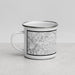 Left View Custom Johns Creek Georgia Map Enamel Mug in Classic