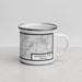 Right View Custom Johnson City Tennessee Map Enamel Mug in Classic
