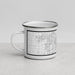 Left View Custom Joliet Illinois Map Enamel Mug in Classic
