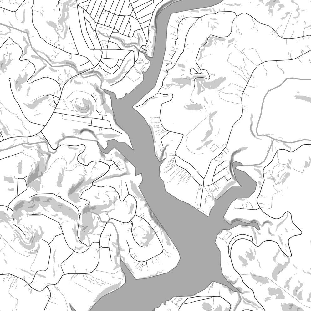 Jonestown Texas Map Print in Classic — JACE Maps