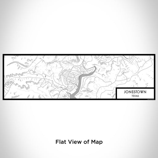 Flat View of Map Custom Jonestown Texas Map Enamel Mug in Classic