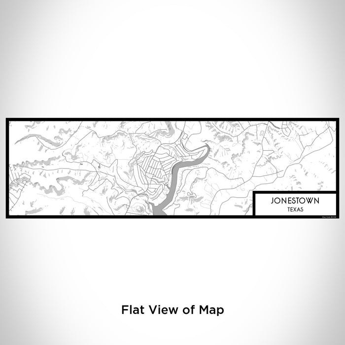 Flat View of Map Custom Jonestown Texas Map Enamel Mug in Classic